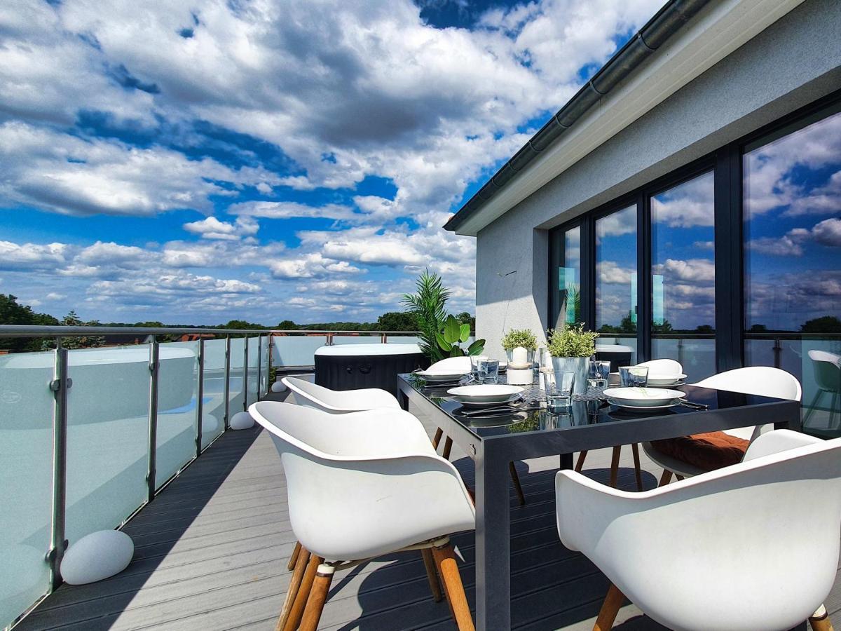 Penthouse Mit Whirlpool Im Herzen Von Niedersachsen بورغفيدل المظهر الخارجي الصورة