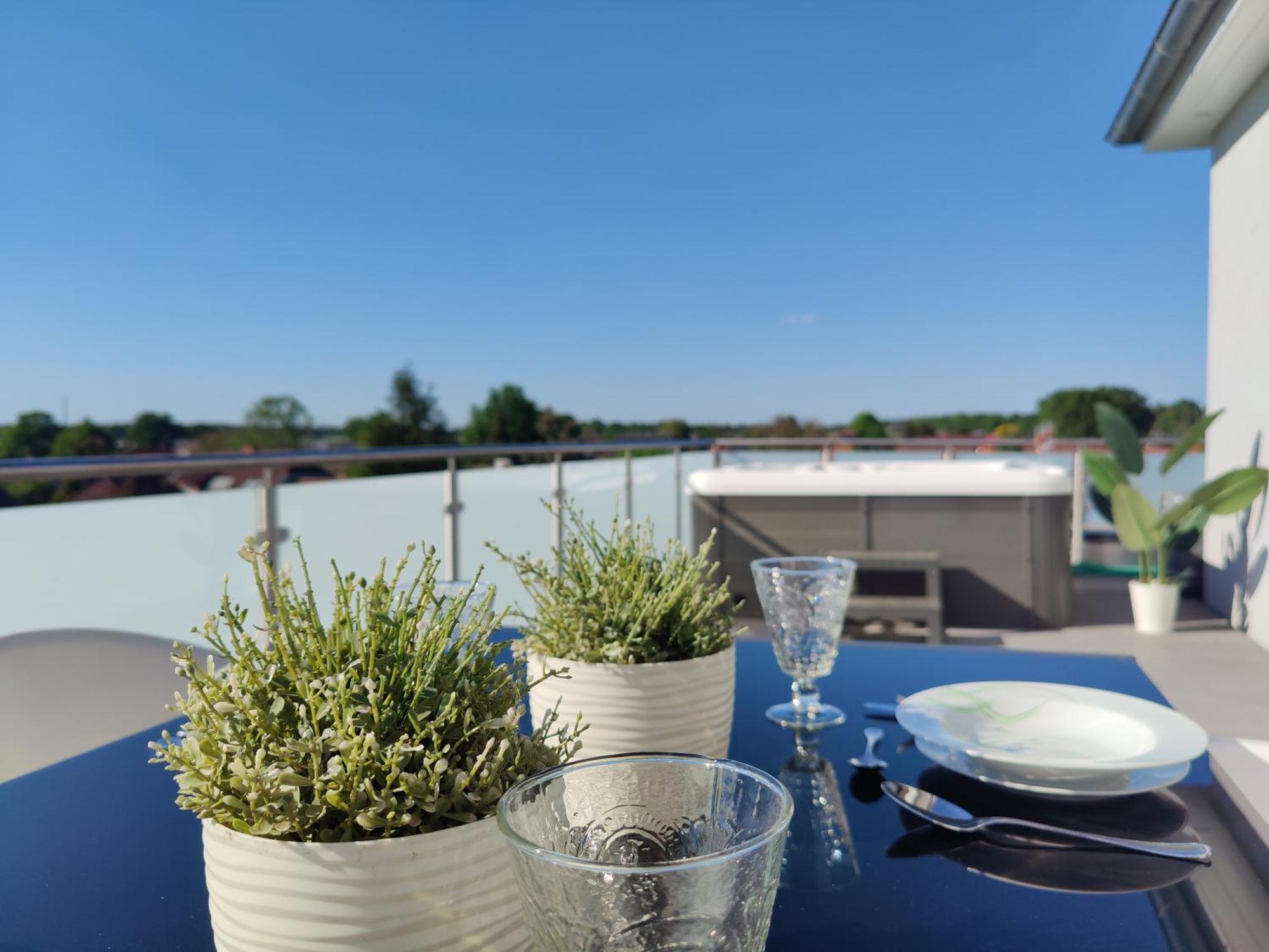 Penthouse Mit Whirlpool Im Herzen Von Niedersachsen بورغفيدل المظهر الخارجي الصورة